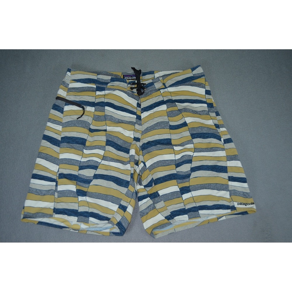 Patagonia Mens Wayfarer Boardshorts 36 Swim Shorts Unlined 9"